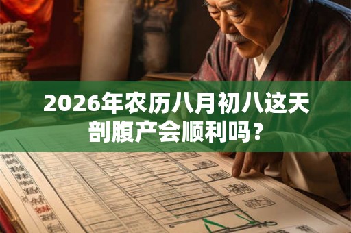 2026年农历八月初八这天剖腹产会顺利吗？