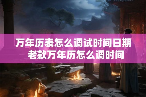 万年历表怎么调试时间日期  老款万年历怎么调时间