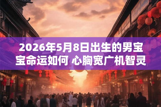 2026年5月8日出生的男宝宝命运如何 心胸宽广机智灵敏