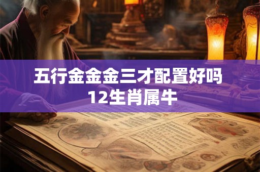 五行金金金三才配置好吗  12生肖属牛