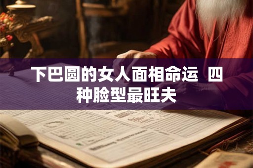 下巴圆的女人面相命运  四种脸型最旺夫