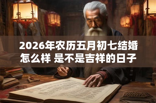 2026年农历五月初七结婚怎么样 是不是吉祥的日子