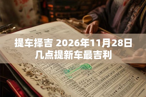 提车择吉 2026年11月28日几点提新车最吉利
