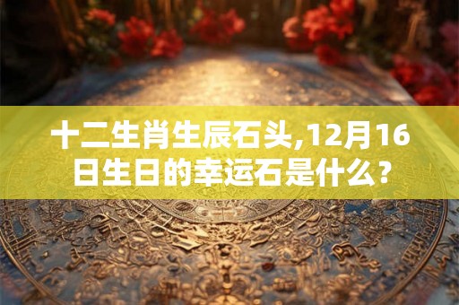 十二生肖生辰石头,12月16日生日的幸运石是什么？