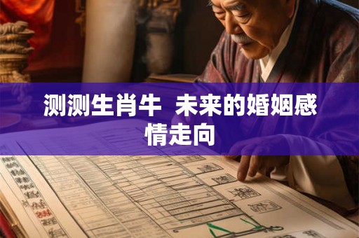 测测生肖牛 未来的婚姻感情走向 测测生肖牛 未来的婚姻感情走向