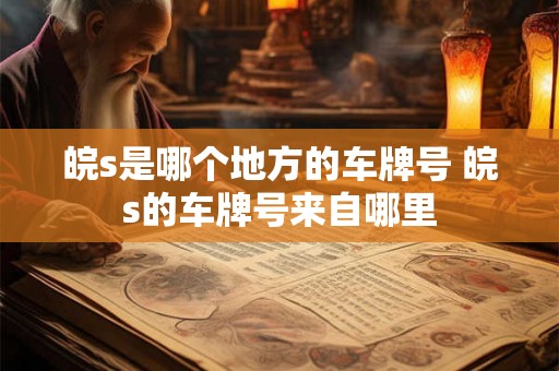 皖s是哪个地方的车牌号 皖s的车牌号来自哪里