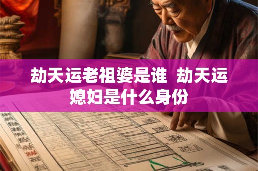 劫天运老祖婆是谁  劫天运媳妇是什么身份