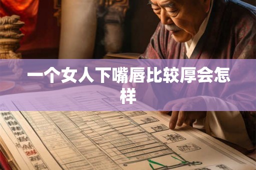 一个女人下嘴唇比较厚会怎样 一个女人下嘴唇比较厚会怎样