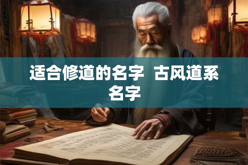 适合修道的名字  古风道系名字