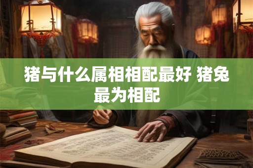 猪与什么属相相配最好 猪兔最为相配