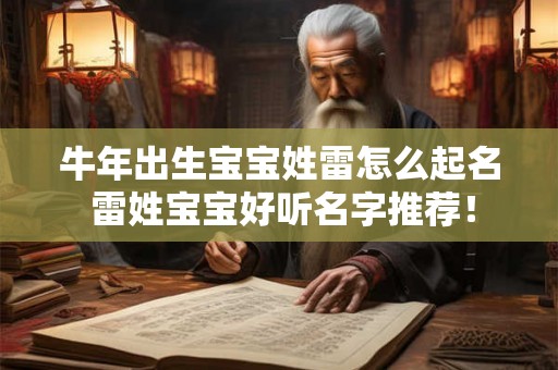 牛年出生宝宝姓雷怎么起名 雷姓宝宝好听名字推荐！