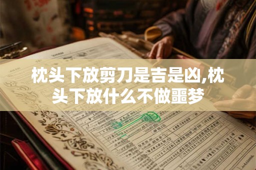 枕头下放剪刀是吉是凶,枕头下放什么不做噩梦 枕头下放剪刀是吉是凶,枕头下放什么不做噩梦