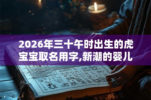 2026年三十午时出生的虎宝宝取名用字,新潮的婴儿名字