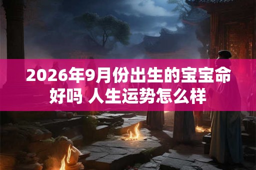 2026年9月份出生的宝宝命好吗 人生运势怎么样