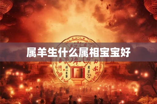 属羊生什么属相宝宝好