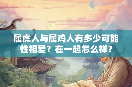 属虎人与属鸡人有多少可能性相爱？在一起怎么样？
