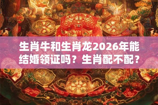 生肖牛和生肖龙2026年能结婚领证吗？生肖配不配？