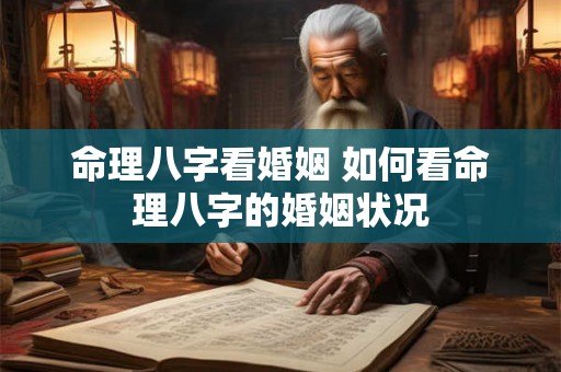 命理八字看婚姻 如何看命理八字的婚姻状况