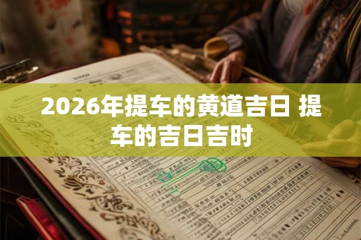 2026年提车的黄道吉日 提车的吉日吉时