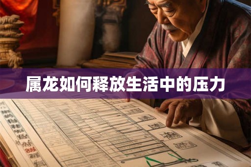 属龙如何释放生活中的压力