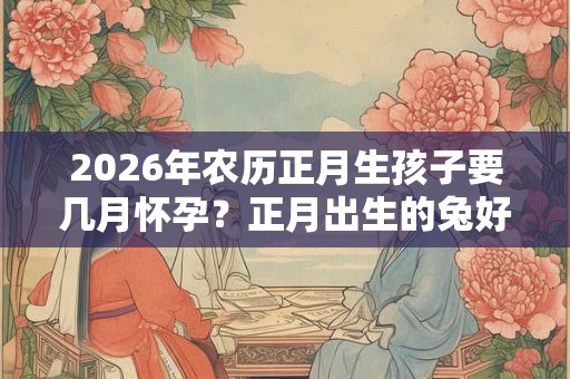 2026年农历正月生孩子要几月怀孕？正月出生的兔好吗