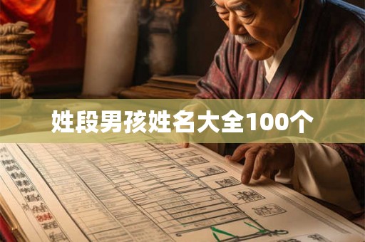 姓段男孩姓名大全100个 姓段男孩姓名大全100个
