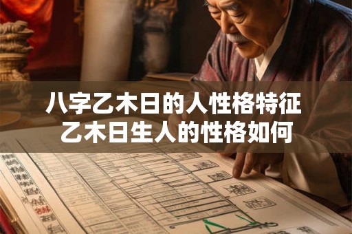 八字乙木日的人性格特征 乙木日生人的性格如何