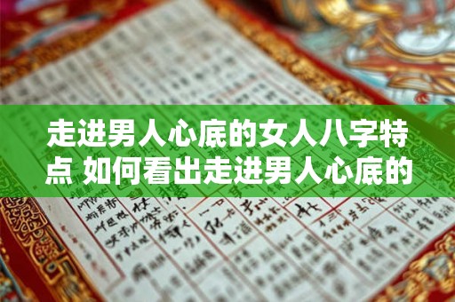 走进男人心底的女人八字特点 如何看出走进男人心底的女人