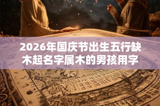 2026年国庆节出生五行缺木起名字属木的男孩用字 2026年国庆节出生五行缺木起名字属木的男孩用字