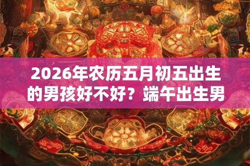 2026年农历五月初五出生的男孩好不好？端午出生男孩不好？