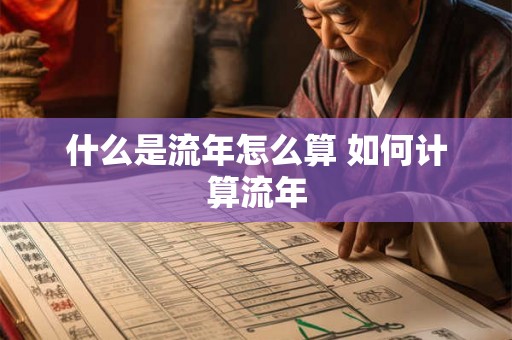 什么是流年怎么算 如何计算流年