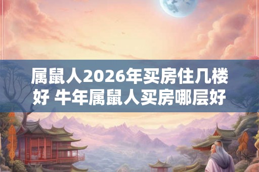 属鼠人2026年买房住几楼好 牛年属鼠人买房哪层好