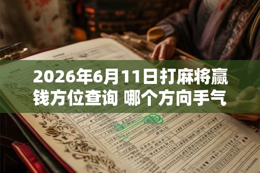 2026年6月11日打麻将赢钱方位查询 哪个方向手气佳