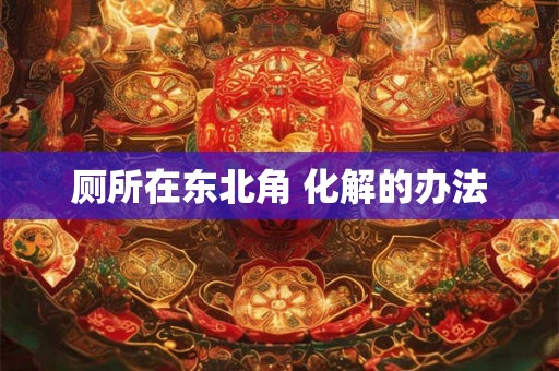 厕所在东北角 化解的办法