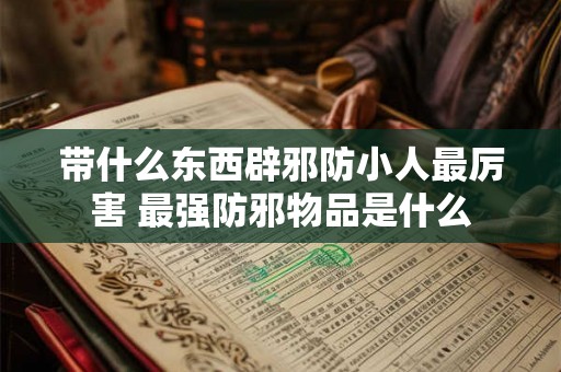 带什么东西辟邪防小人最厉害 最强防邪物品是什么