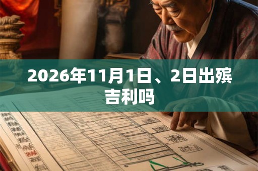 2026年11月1日、2日出殡吉利吗