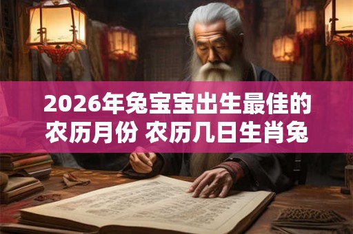 2026年兔宝宝出生最佳的农历月份 农历几日生肖兔命薄