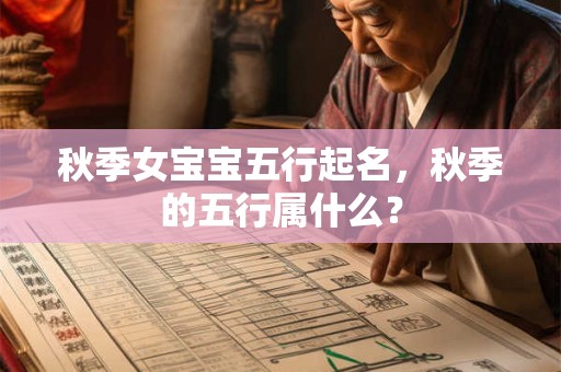 秋季女宝宝五行起名，秋季的五行属什么？