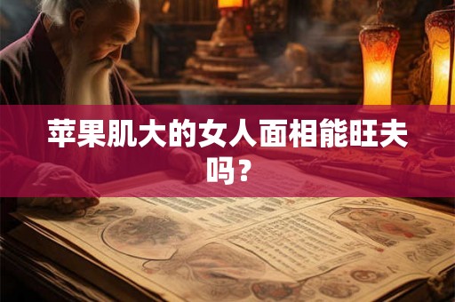 苹果肌大的女人面相能旺夫吗? 苹果肌大的女人面相能旺夫吗?