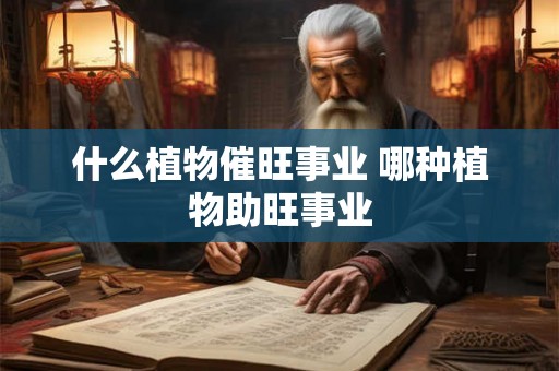 什么植物催旺事业 哪种植物助旺事业