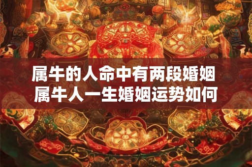 属牛的人命中有两段婚姻 属牛人一生婚姻运势如何