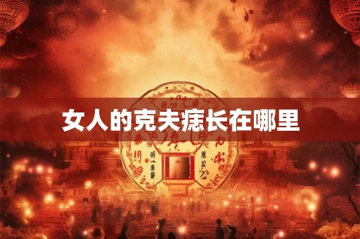 女人的克夫痣长在哪里