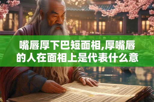 嘴唇厚下巴短面相,厚嘴唇的人在面相上是代表什么意义？