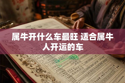 属牛开什么车最旺 适合属牛人开运的车 属牛开什么车最旺 适合属牛人开运的车