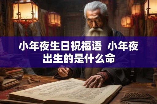 小年夜生日祝福语  小年夜出生的是什么命