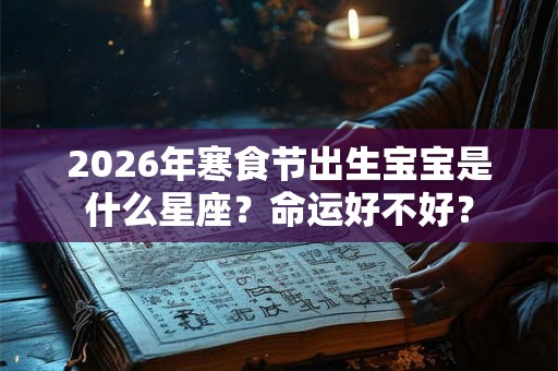 2026年寒食节出生宝宝是什么星座?命运好不好? 2026年寒食节出生宝宝是什么星座?命运好不好?
