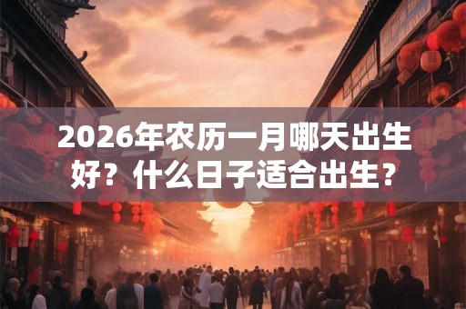 2026年农历一月哪天出生好？什么日子适合出生？
