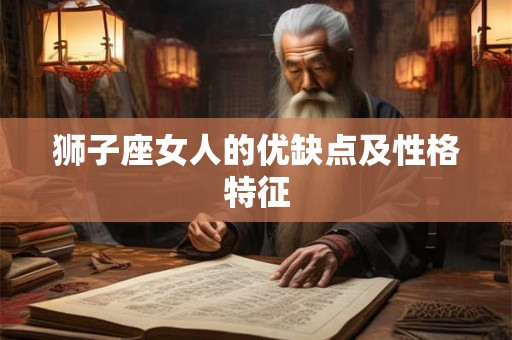 狮子座女人的优缺点及性格特征