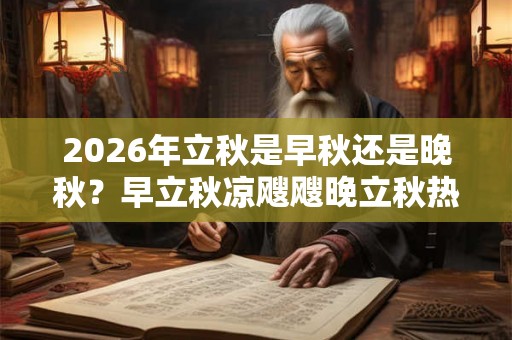 2026年立秋是早秋还是晚秋?早立秋凉飕飕晚立秋热死牛? 2026年立秋是早秋还是晚秋?早立秋凉飕飕晚立秋热死牛?