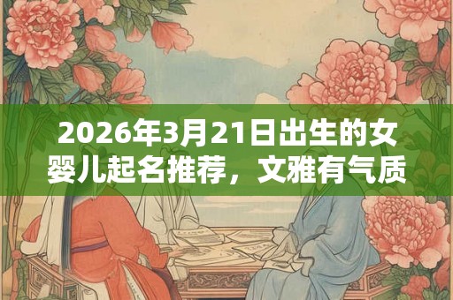 2026年3月21日出生的女婴儿起名推荐，文雅有气质的名字